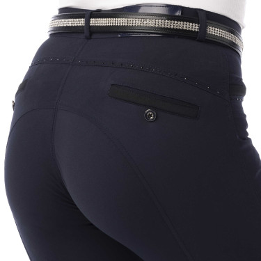 Broek Equithème Safir Marine / zwart Blauw