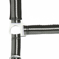 Halster + lijn Norton Brillant Zwart / grijs / zilver Halster + lijn Norton Brillant Zwart / grijs / zilver