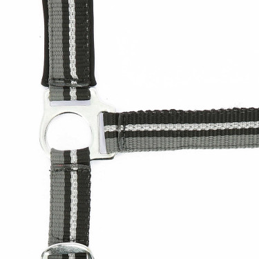 Halster + lijn Norton Brillant Zwart / grijs / zilver