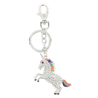 Sleutelhanger Equi-Kids Eenhoorn Zilver