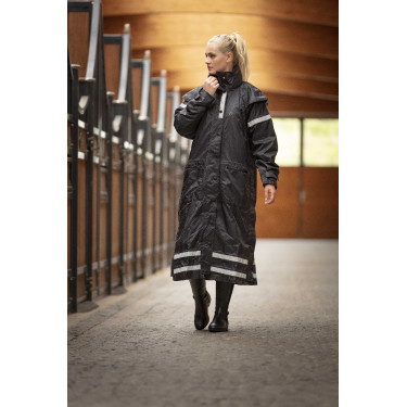 Waterdichte Equithème RiderCoat Zwart