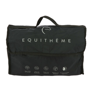 Waterdichte Equithème RiderCoat Zwart