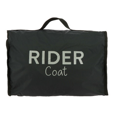 Waterdichte Equithème RiderCoat Zwart