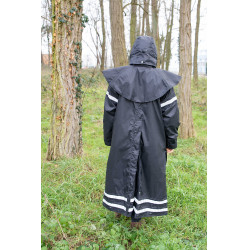 Waterdichte Equithème RiderCoat Zwart