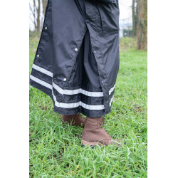 Waterdichte Equithème RiderCoat Zwart