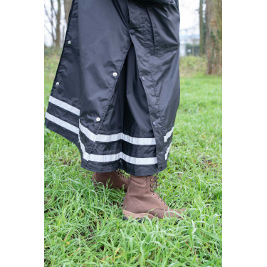 Waterdichte Equithème RiderCoat Zwart