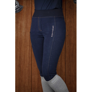 Pull-on Equithème Lola kind Marineblauw