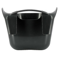 Draagbare voederbak met haken Hippo-Tonic Zwart