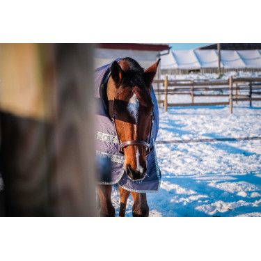 Equithème Tyrex 1200D gerecycleerde deken Taupe Bruin