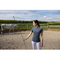 T-shirt Pro Series Vibration korte mouwen Blauw