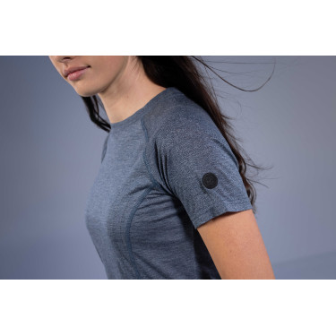 T-shirt Pro Series Vibration korte mouwen Blauw