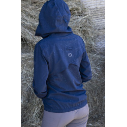 Regenjas Equithème Eliza Marineblauw
