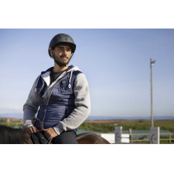 Mouwloos vest Equithème Jules Marineblauw