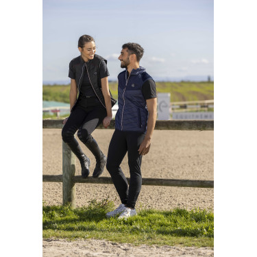 Mouwloos vest Equithème Jules Marineblauw