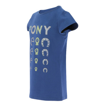 T-shirt Equithème Lise Marineblauw T-shirt Equithème Lise Marineblauw