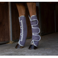 Transportbeschermers Equithème Tyrex 1200D gerecycled Taupe Bruin