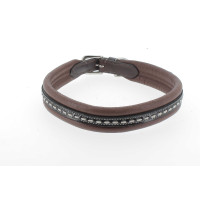 Halsband voor hond Pénélope Point Sellier Havana Bruin