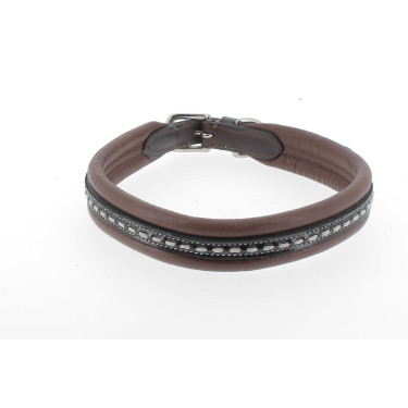 Halsband voor hond Pénélope Point Sellier Havana Bruin
