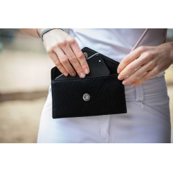 Phone Pocket Pénélope Mesh Zwart