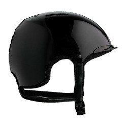 Paardrijcap NACA Gravity S Glanzend onyxzwart