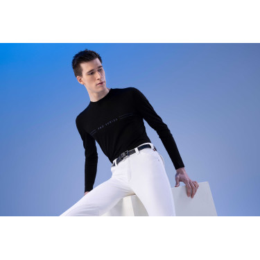 T-shirt Pro Series Canter lange mouwen Zwart