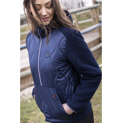 Anorak Equithème Celia Marineblauw