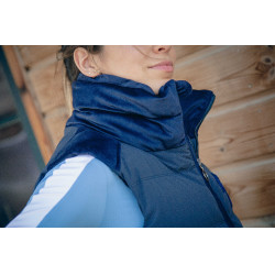 Mouwloze bodywarmer Pénélope Sonia Marineblauw