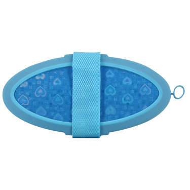 Zachte borstel Hippotonic Glossy Heart Blauw