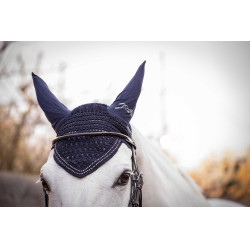 Paardenoornet New Strass Pénélope Marineblauw