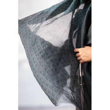 Stola Alix Pénélope Zwart / eendblauw