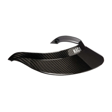 Vizier voor helm NACA XL Glanzend zwart carbon
