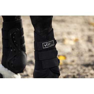 Gesloten peesbeschermers Lami-Cell V22 Brushing boots Zwart