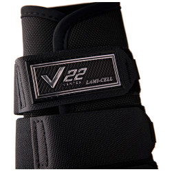 Gesloten peesbeschermers Lami-Cell V22 Brushing boots Zwart