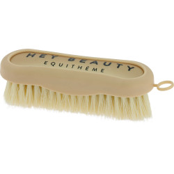 Kopborstel Equithème Ik hou van je Amandel Bruin