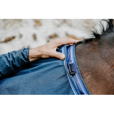 Onderdeken Equithème Classic Marineblauw