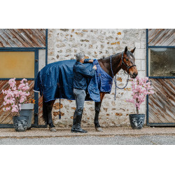 Onderdeken Equithème Classic Marineblauw