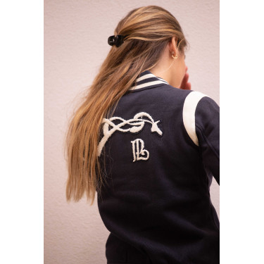 Sweat Pénélope University Marine / offwhite Marineblauw Sweat Pénélope University Marine / offwhite Marineblauw