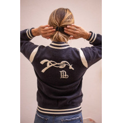 Sweat Pénélope University Marine / offwhite Marineblauw Sweat Pénélope University Marine / offwhite Marineblauw