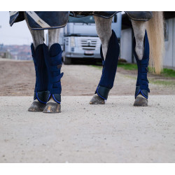 Transportbeschermers Equithème Classic Marineblauw