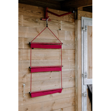 Trapvormige display voor Hippotonic deken Bordeaux