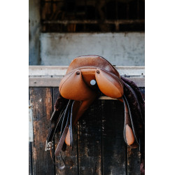 Draagbare zadelhouder Hippotonic Zwart