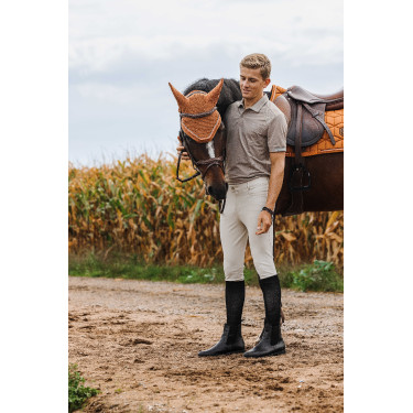 Polo Equithème Eric Taupe Bruin