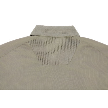 Polo Equithème Eric Taupe Bruin