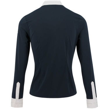 Overhemd Equithème Julia Marineblauw Overhemd Equithème Julia Marineblauw