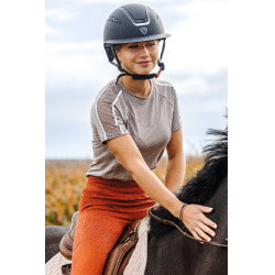 T-shirt Equithème Marion Taupe Bruin