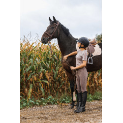 T-shirt Equithème Marion Taupe Bruin