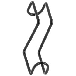 Korte hoofdstelhouder Hippotonic met haken Zwart