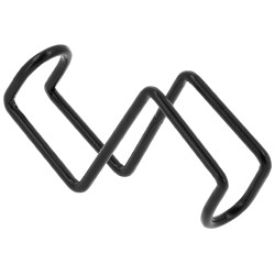 Korte hoofdstelhouder Hippotonic met haken Zwart