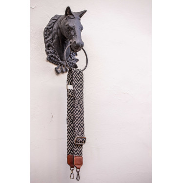 Schouderriem Pénélope Zwart / écru