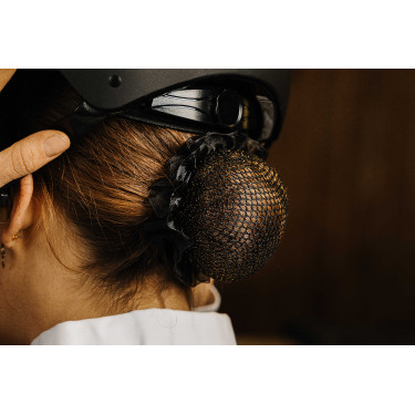 Haarnetje Equithème Shiny Zwart Haarnetje Equithème Shiny Zwart